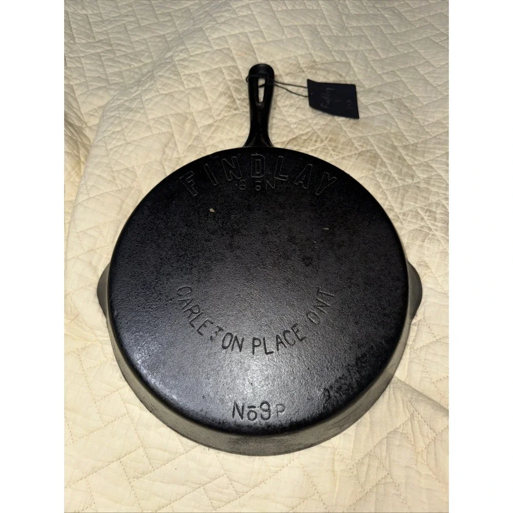 Vintage FINLAY No 8 Cast Iron Skillet Fry Pan Made In Canada